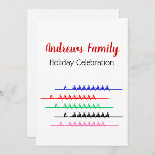 Invitation Dames Race Rowers - Jusqu'à cinq bateaux