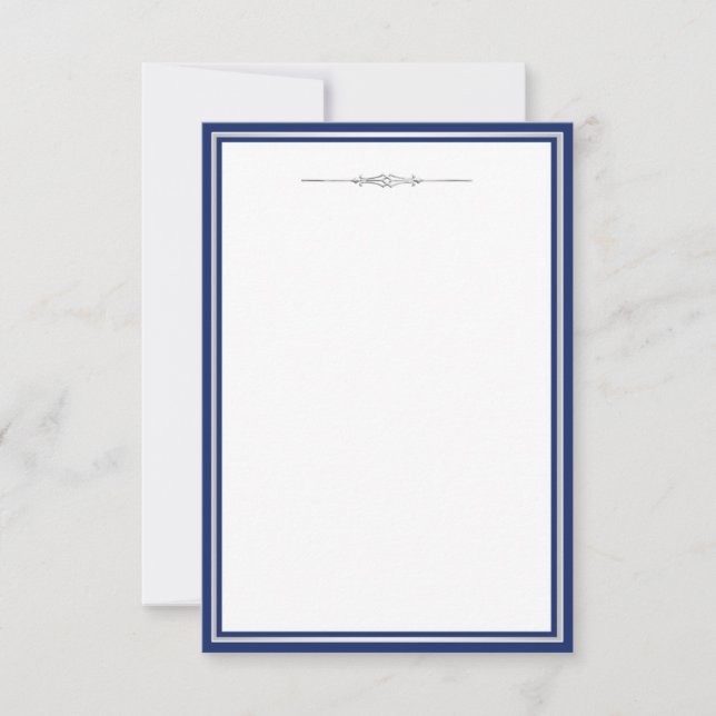 Invitation Damier Royal Bleu (Devant)