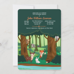 Invitation d'amis Woodland