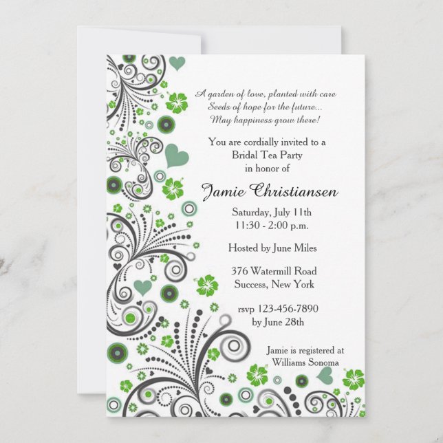 Invitation d'amour de ressort (Devant)