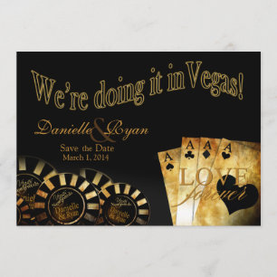Invitation Danielle & Ryan Mariage Deluxe à Las Vegas