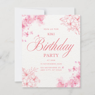 Invitation d'anniversaire