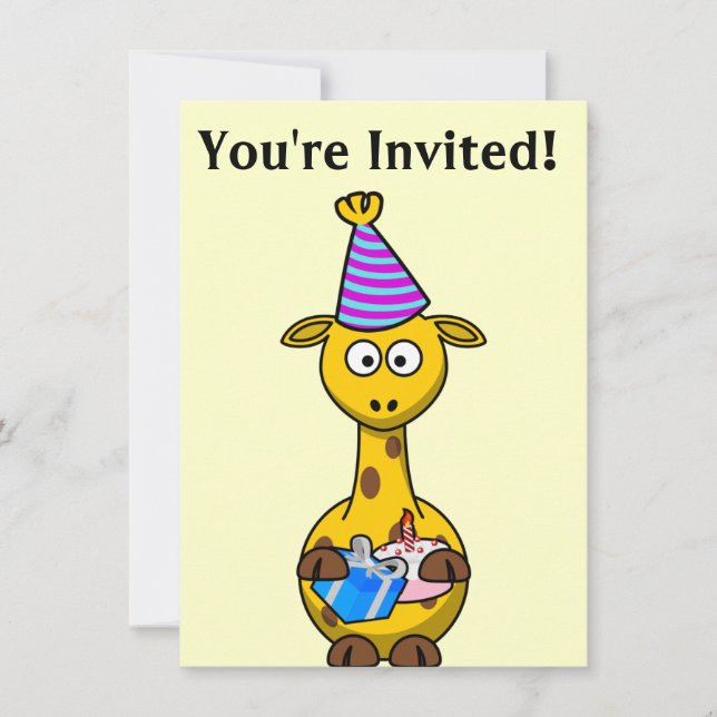 Invitation d'anniversaire (Devant)