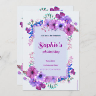 invitation d'anniversaire