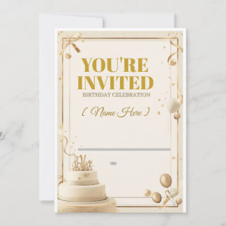 invitation d'anniversaire,