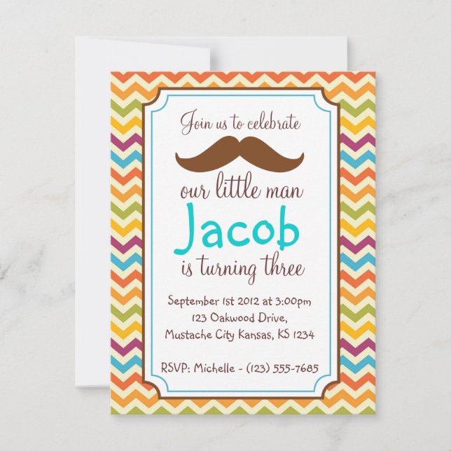 Invitation d'anniversaire (Devant)