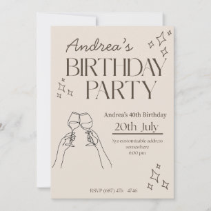 Invitation d'anniversaire