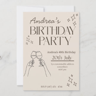 Invitation d'anniversaire