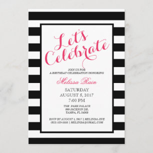 Invitation d'anniversaire