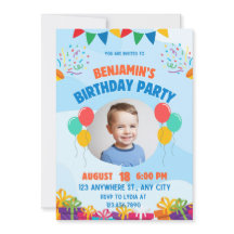 Invitation d'anniversaire