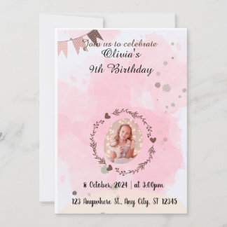 Invitation d'anniversaire