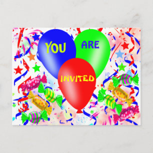 invitation d'anniversaire