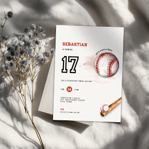 Invitation d'anniversaire 17 ans pour adolescents
