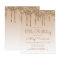 Invitation d'anniversaire 18 ans Budget Glitter Dr