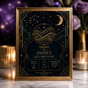 Invitation d'anniversaire 25 ans du Verseau Célest