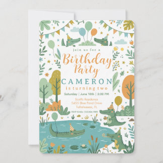 Invitation d'anniversaire - 2 ans - À plus tard Al