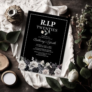 Invitation d'anniversaire 30 ans RIP 20s