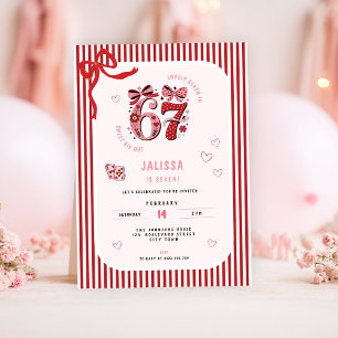 Invitation d'anniversaire 6 7 pour filles, Enfants