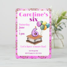 Invitation d'anniversaire 6 ans : Amusons-nous enc