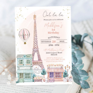 Invitation d'anniversaire à Paris