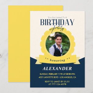 Invitation d'anniversaire adulte 15e anniversaire 