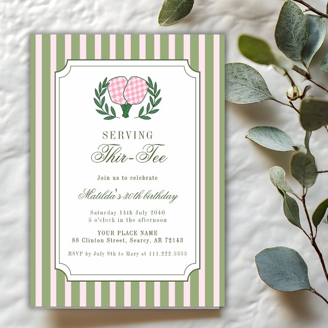 Invitation d'anniversaire adulte de 30 ans pour Pi (Créateur téléchargé)