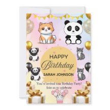 Invitation d'anniversaire amusante | Moderne et co