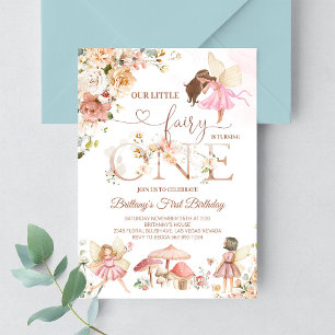 Invitation d'anniversaire au jardin de fleurs sauv