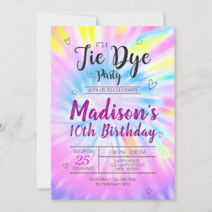 Invitation d'anniversaire au roller Neon