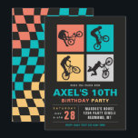 Invitation d'anniversaire BMX | Invitation à vélo<br><div class="desc">Invitation Bike Birthday Prêt à être personnalisé par vous!</div>