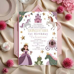Invitation d'anniversaire Château de la Princesse