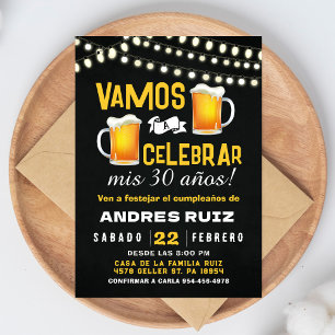 Invitation d'anniversaire Cheers & Beers Invitatio