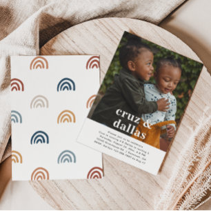 Invitation d'anniversaire conjointe simple   Photo