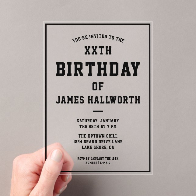 Invitation d'anniversaire cool pour tout âge | Noi (In situ (ordinateur de poche))