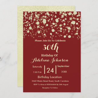 Invitation d'anniversaire| Crémeux Elegant Royal R