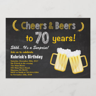 Invitation d'anniversaire d'acclamations et de