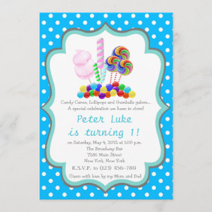 Invitation d'anniversaire d'anniversaire de