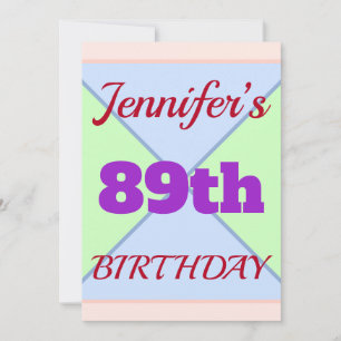 Invitation d'anniversaire de