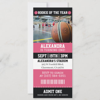 Invitation d'anniversaire de 1ère année de fête de