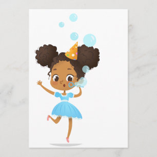 Invitation d'anniversaire de Bubble Bash