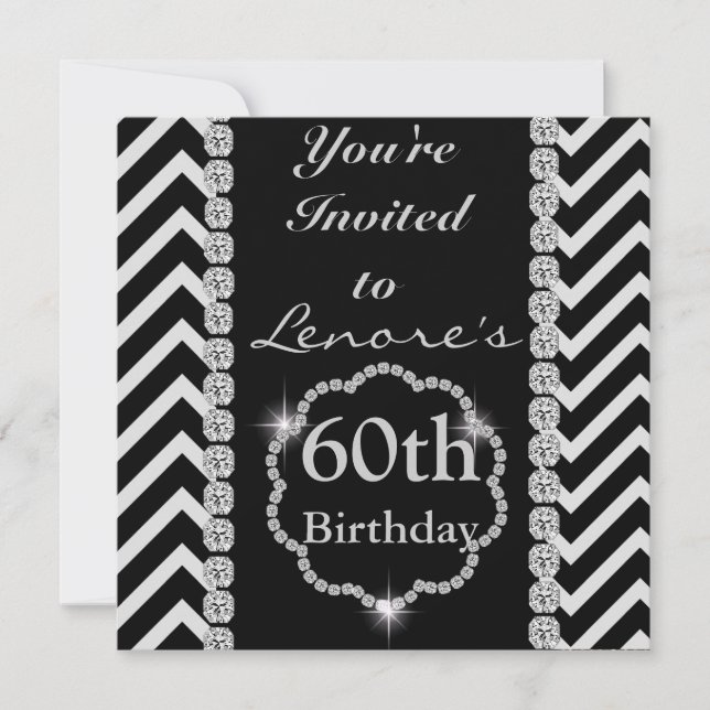 Invitation d'anniversaire de CHEVRON (Devant)