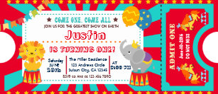 Invitations Faire Part Cirque Zazzle Fr