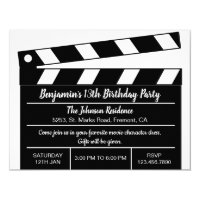 Invitations Faire Part Cinema Zazzle Fr