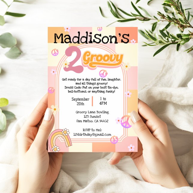 Invitation d'anniversaire de deux filles Super (Créateur téléchargé)
