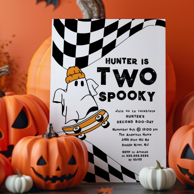 Invitation d'anniversaire de deux mecs Éffrayants (Créateur téléchargé)