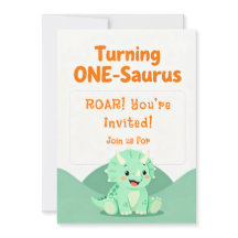 Invitation d'anniversaire de dinosaure