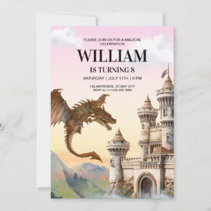 Invitation d'anniversaire de dragon, Anniversaire