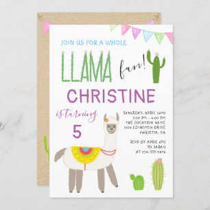Invitation d'Anniversaire de enfant amusant pour L