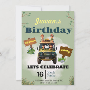 Invitation d'Anniversaire de enfant, Conception pe