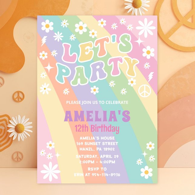 Invitation d'anniversaire de fête (Créateur téléchargé)